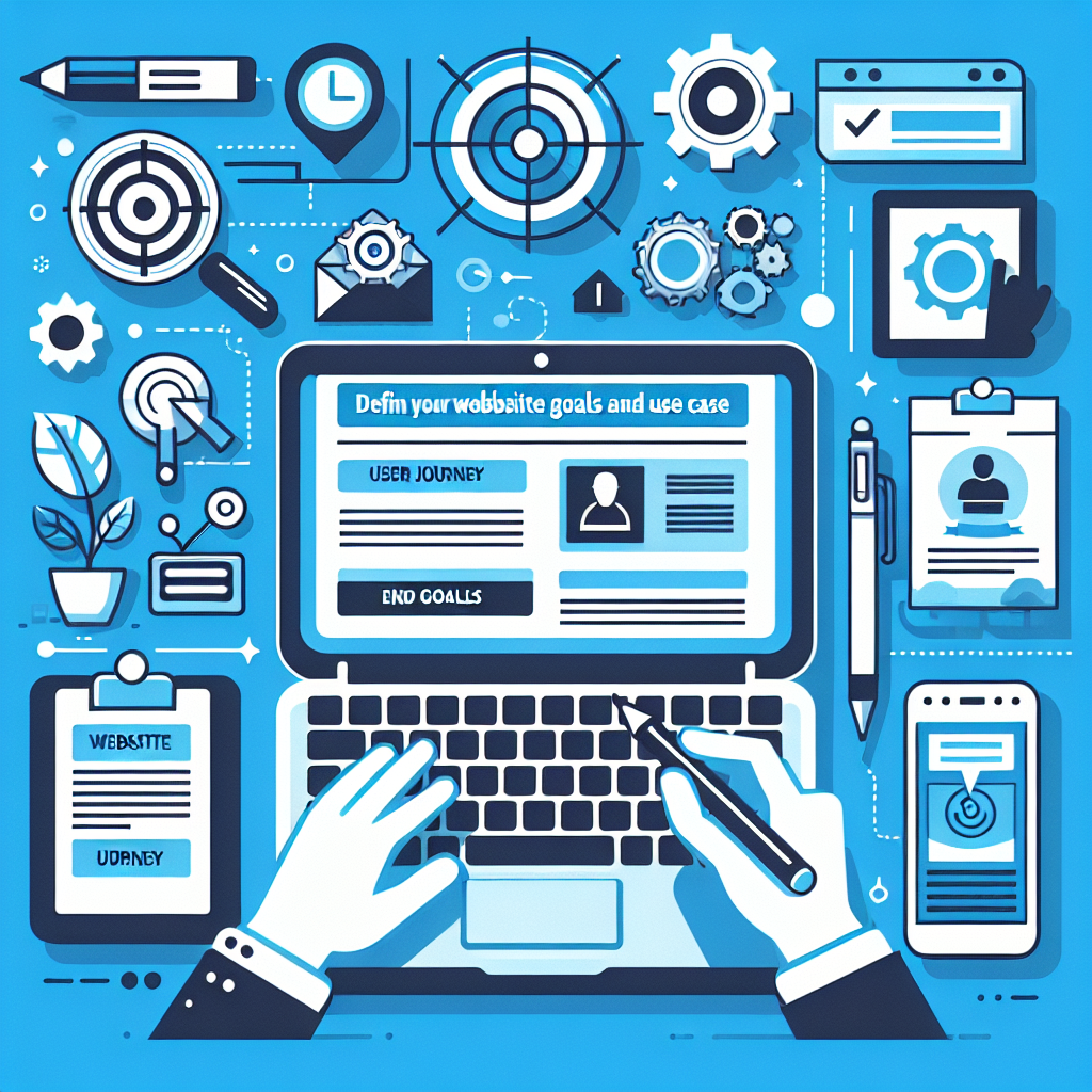 how to create a website for small business — Step 1: Define Your Website Goals and Use Case