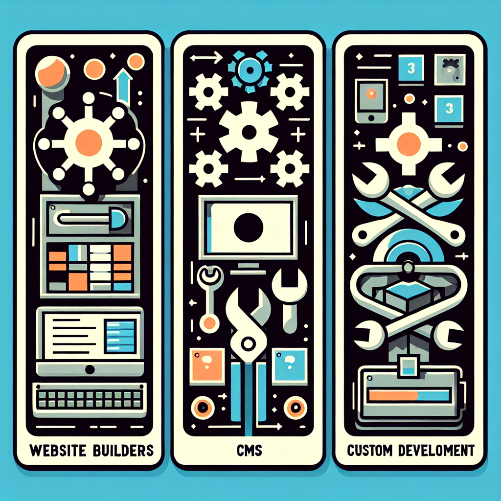 web development tools for small business — Website Builders vs. CMS vs. Custom Development: What to Choose