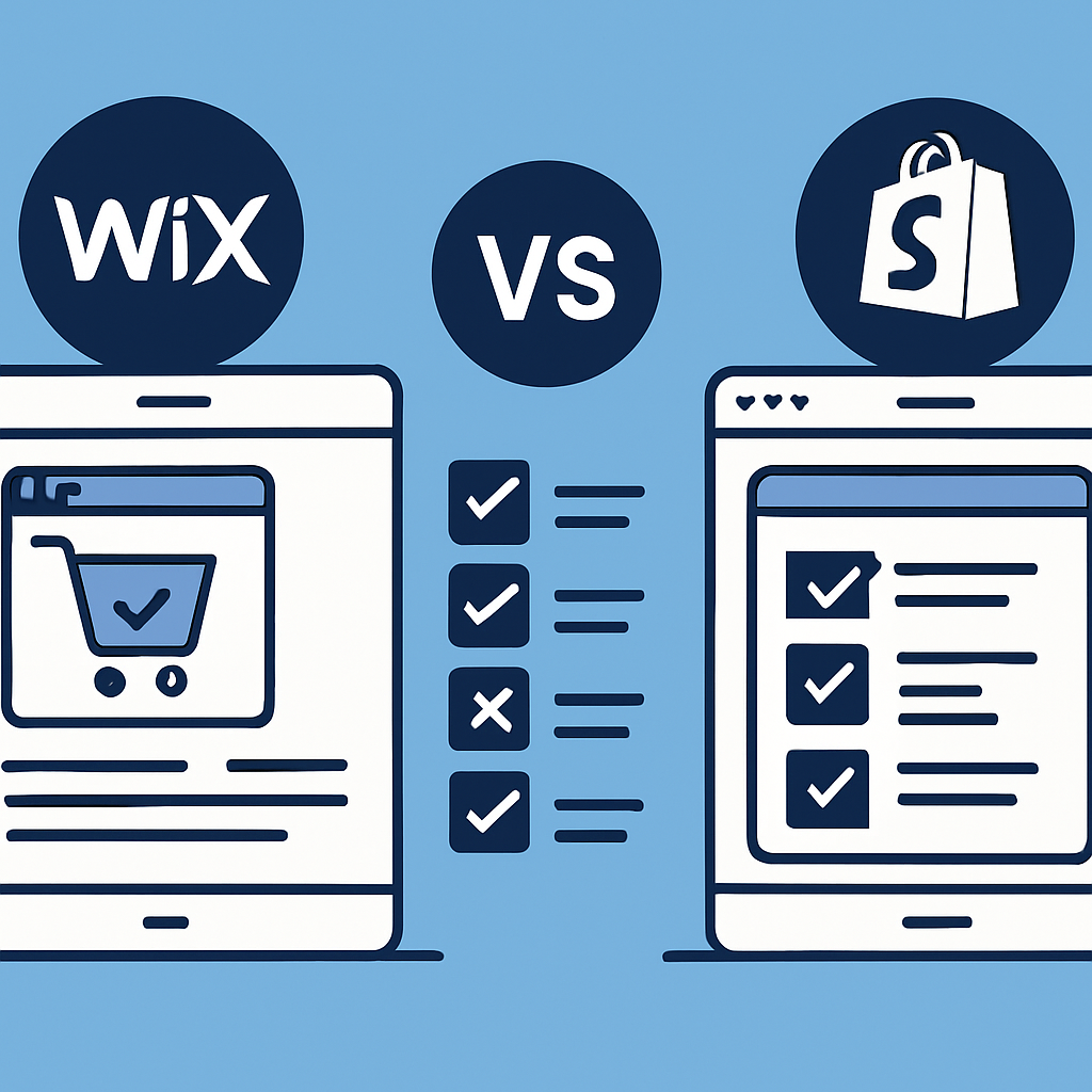 best wix vs shopify 2025 — eCommerce Features Compared