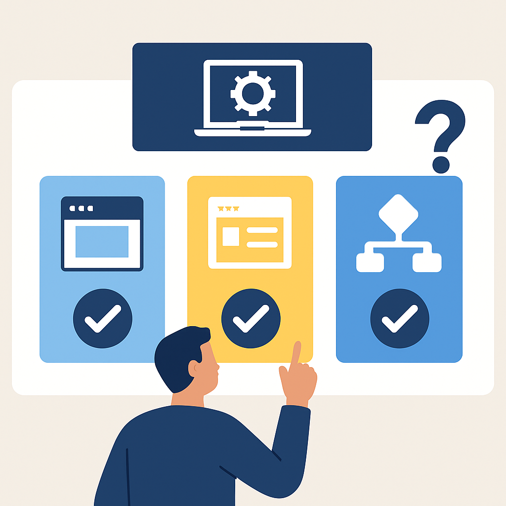 how to build a website without coding — Choosing the Right Type of No-Code Tool for Your Purpose