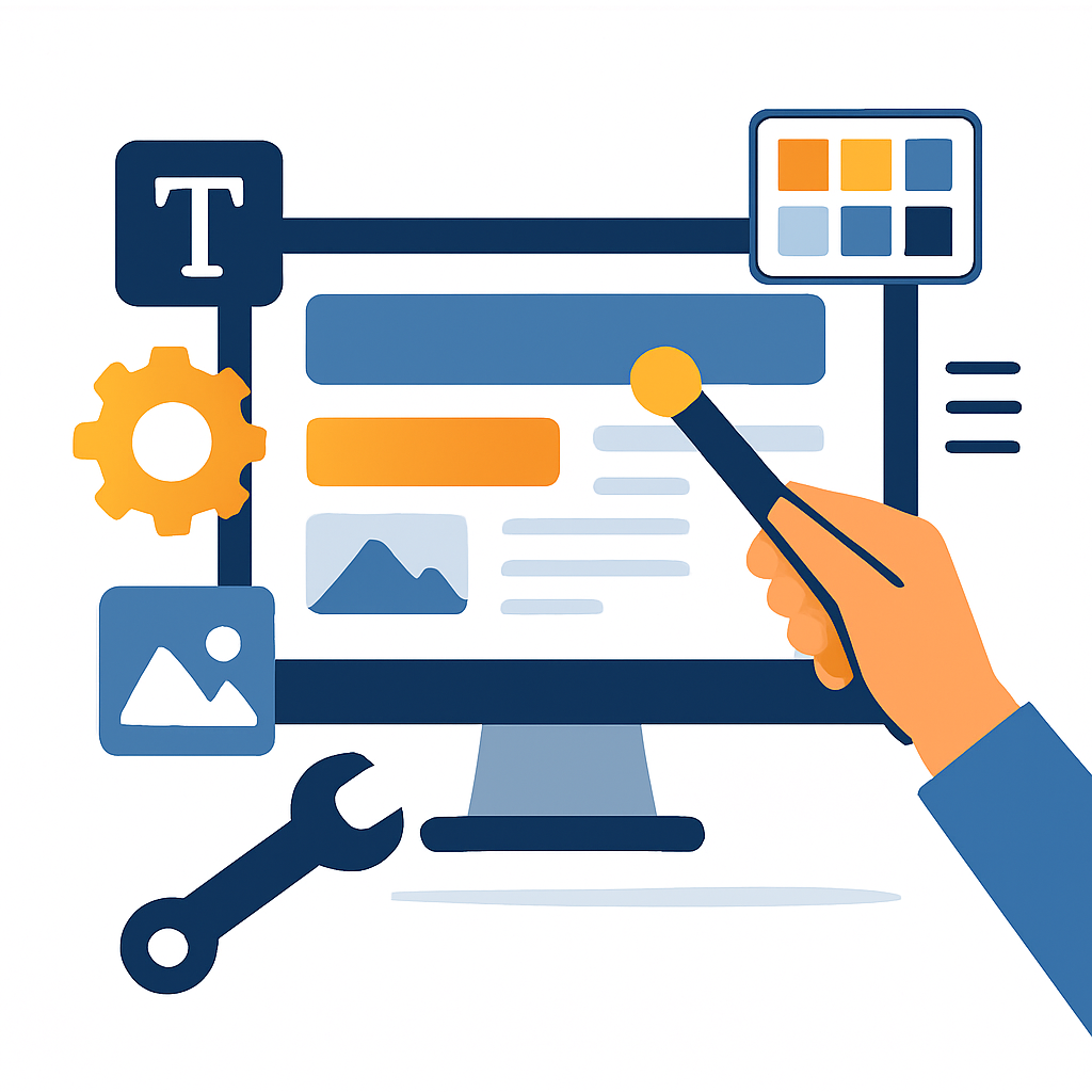how to make a website with wix step by step 2025 — Customising Your Website Design and Content
