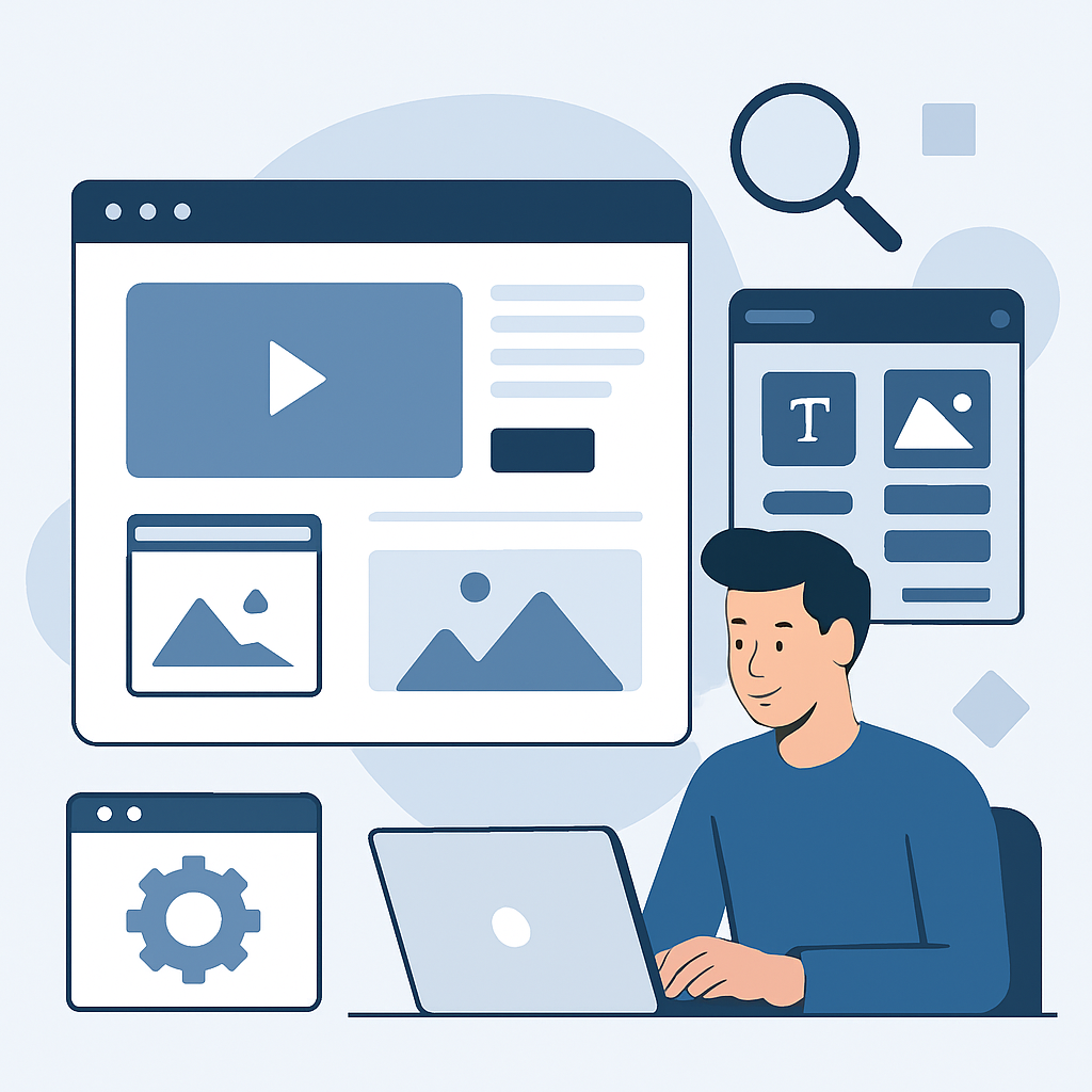 what is a website builder and how does it work — The Role of Templates and Visual Editors