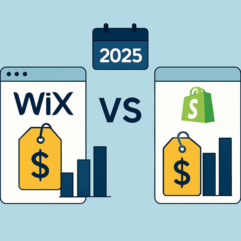 best wix vs shopify 2025 — Pricing Comparison: Wix vs Shopify 2025